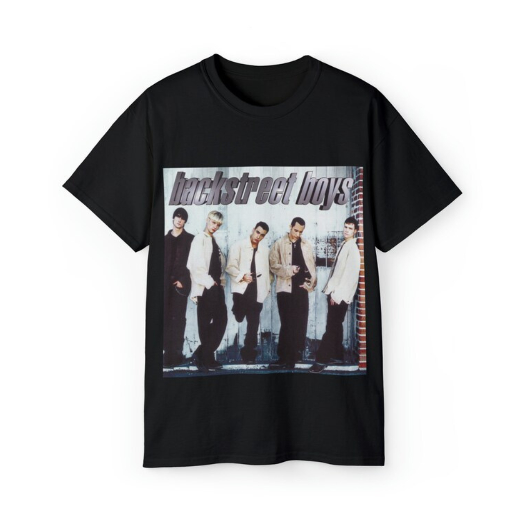 Camiseta Básica Backstreet Boys Vintage - Preto