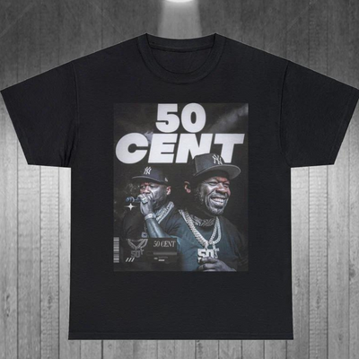 Camiseta Básica 50 Cent Vintage Style Retro