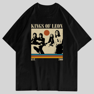 Camiseta Básica Kings Of Leon Vintage