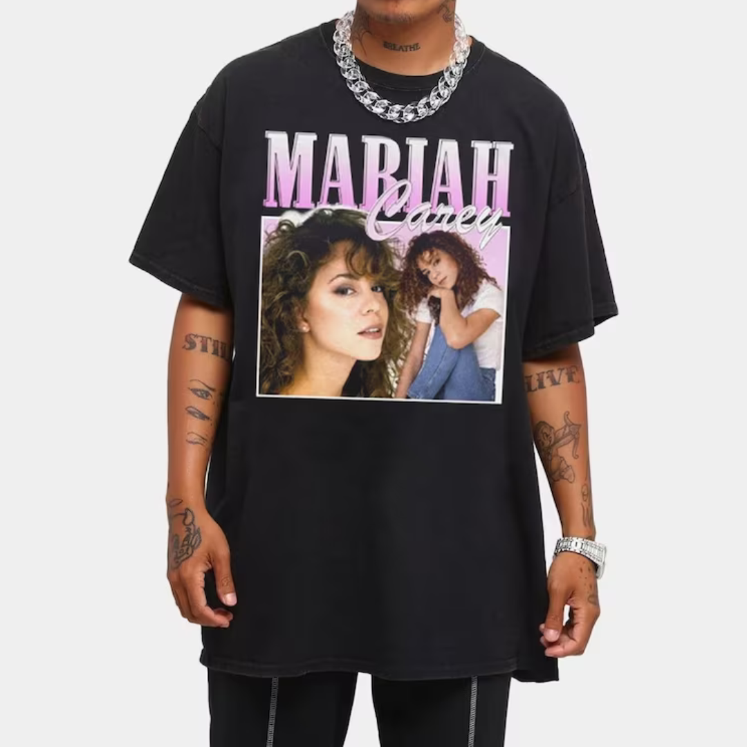 Camiseta Básica Mariah Carey Vintage