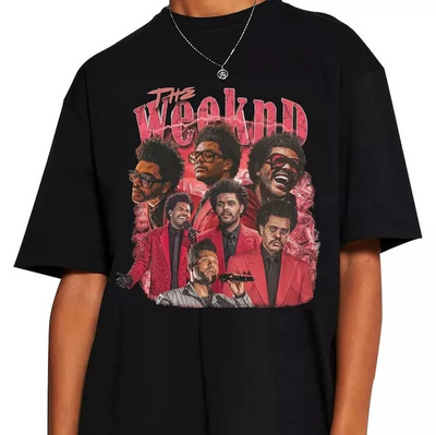 Camiseta Básica The Weeknd Vintage