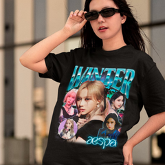 Camiseta Básica Aespa Winter Retro 90's