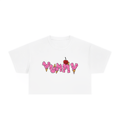 Camiseta Cropped Justin Bieber Yummy