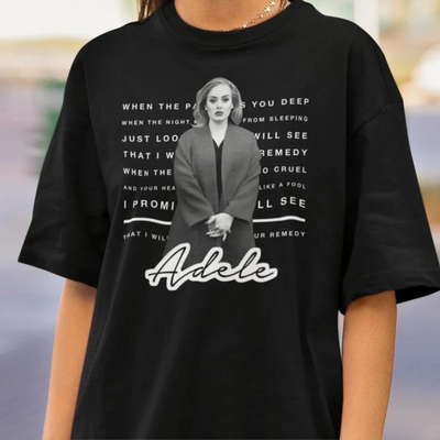 Camiseta Básica Adele Music