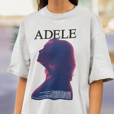 Camiseta Básica Adele Retro