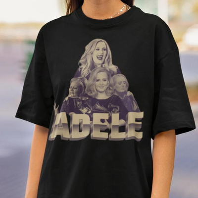 Camiseta Básica Adele Retro Singer