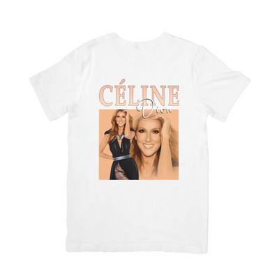 Camiseta Básica Céline Dion Aesthetic