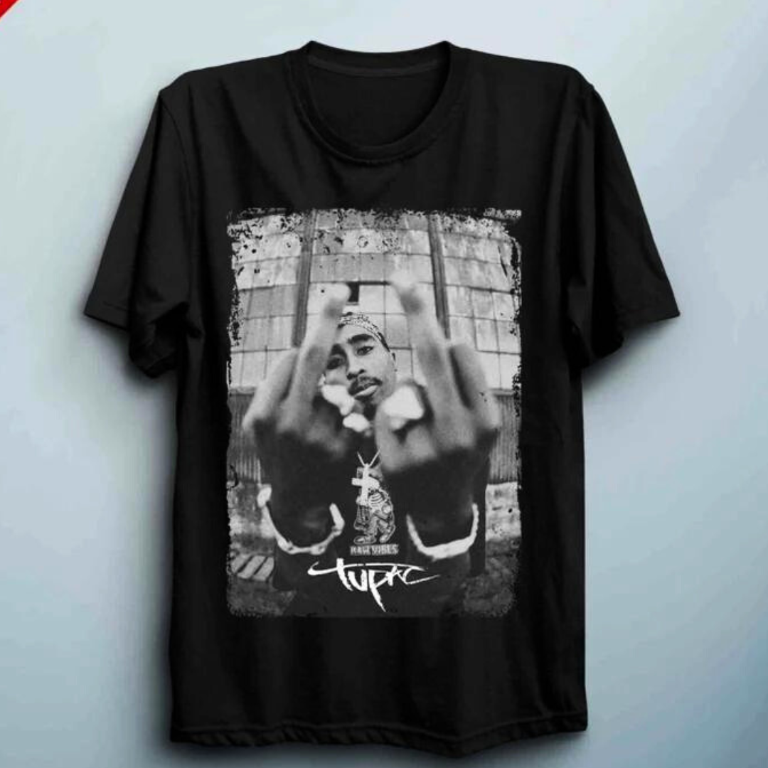 Camiseta Básica Tupac Aesthetic – Saoko