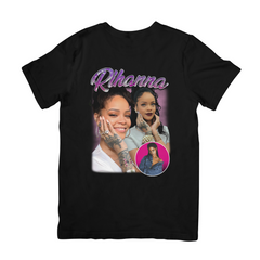 Camiseta Básica Rihanna Aesthetic Collab