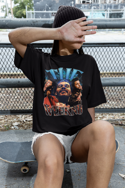 Camiseta Básica The Weeknd Aesthetic Graphic