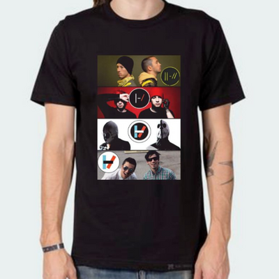 Camiseta Básica Twenty One Pilots Albuns