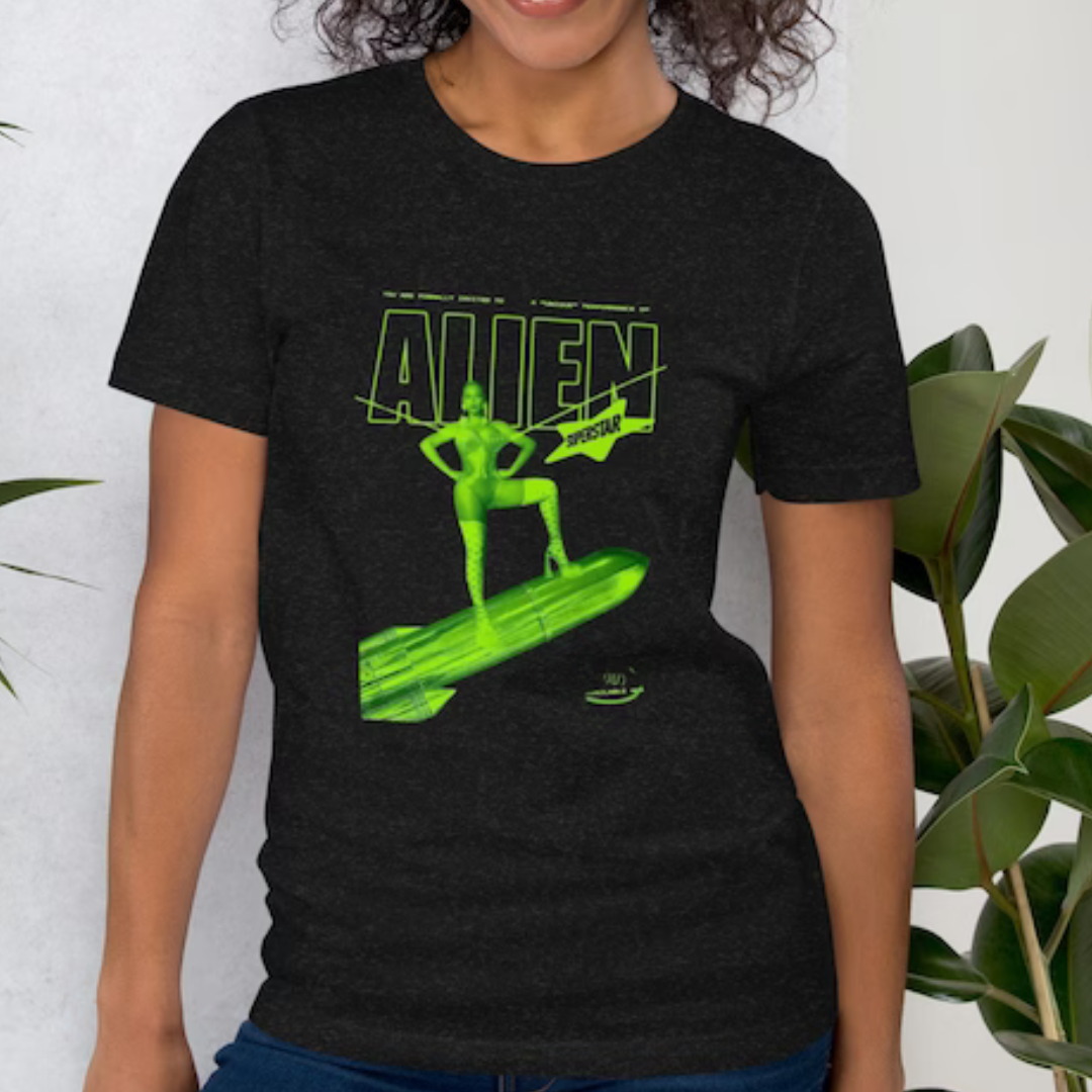 Camiseta Básica Beyonce Alien Superstar