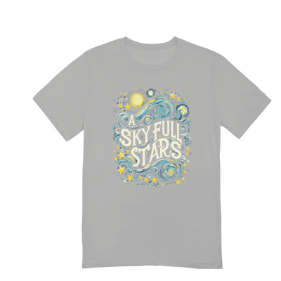 Camiseta Básica Coldplay A Sky Full Stars Illustrated