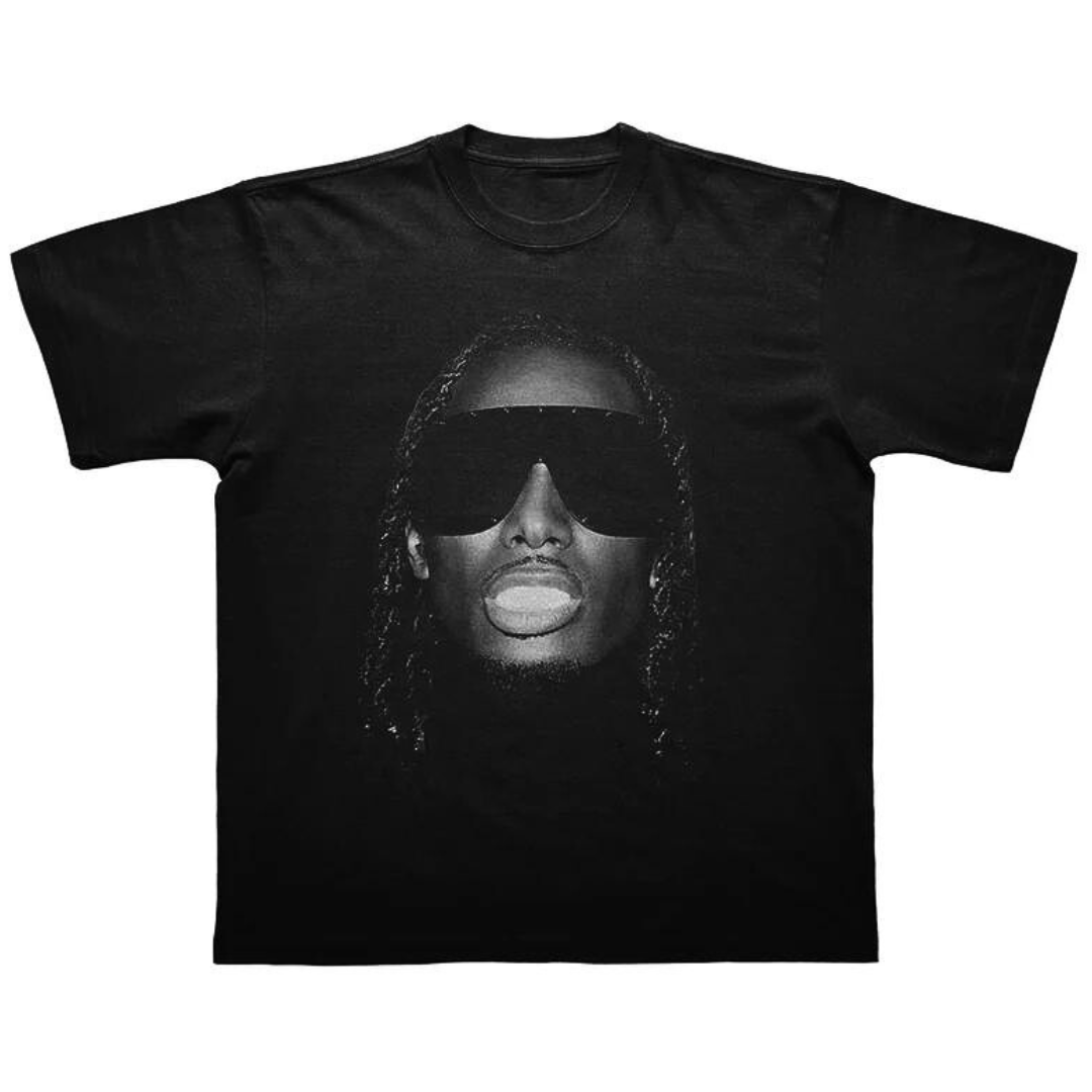 Camiseta Básica Playboi Carti B&W