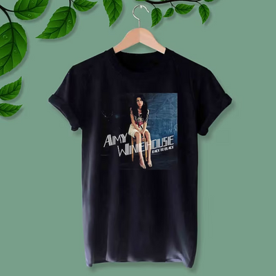 Camiseta Básica Amy Winehouse Back To Black