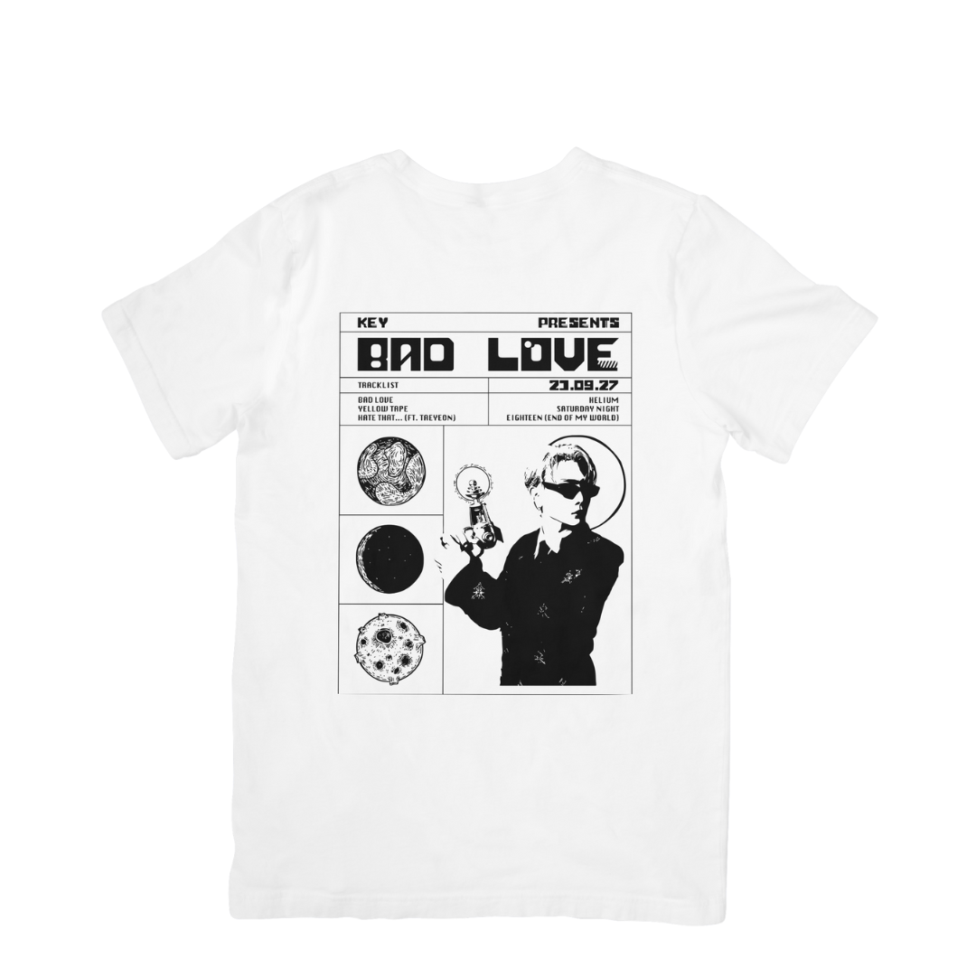 Camiseta Básica Shinee Bad Love Key