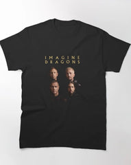 Camiseta Básica Imagine Dragons Band