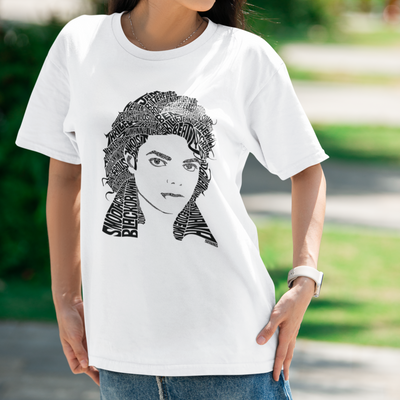 Camiseta Básica Michael Jackson Musics