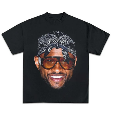 Camiseta Básica Usher Big Face