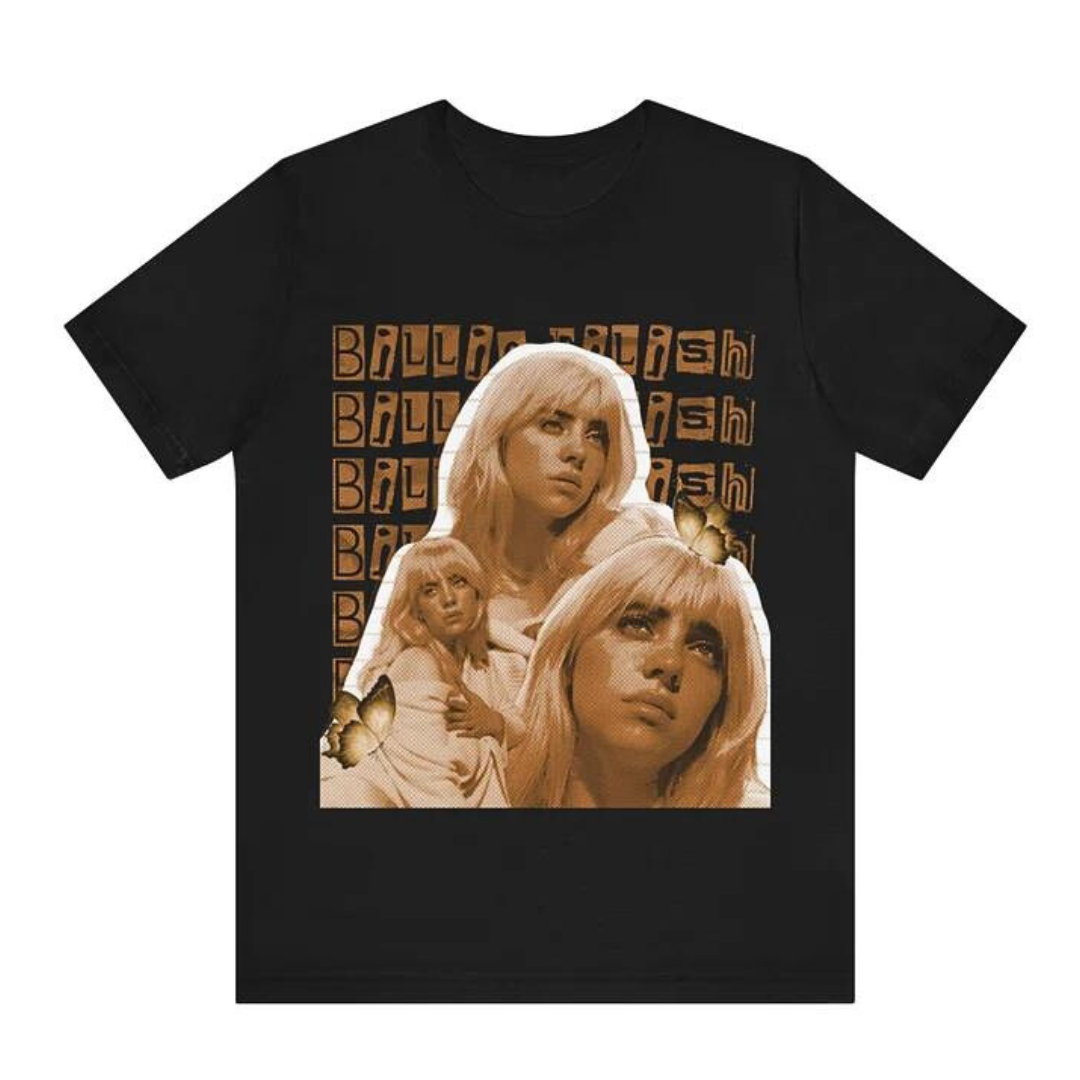 Camiseta Básica Billie Eilish Collab