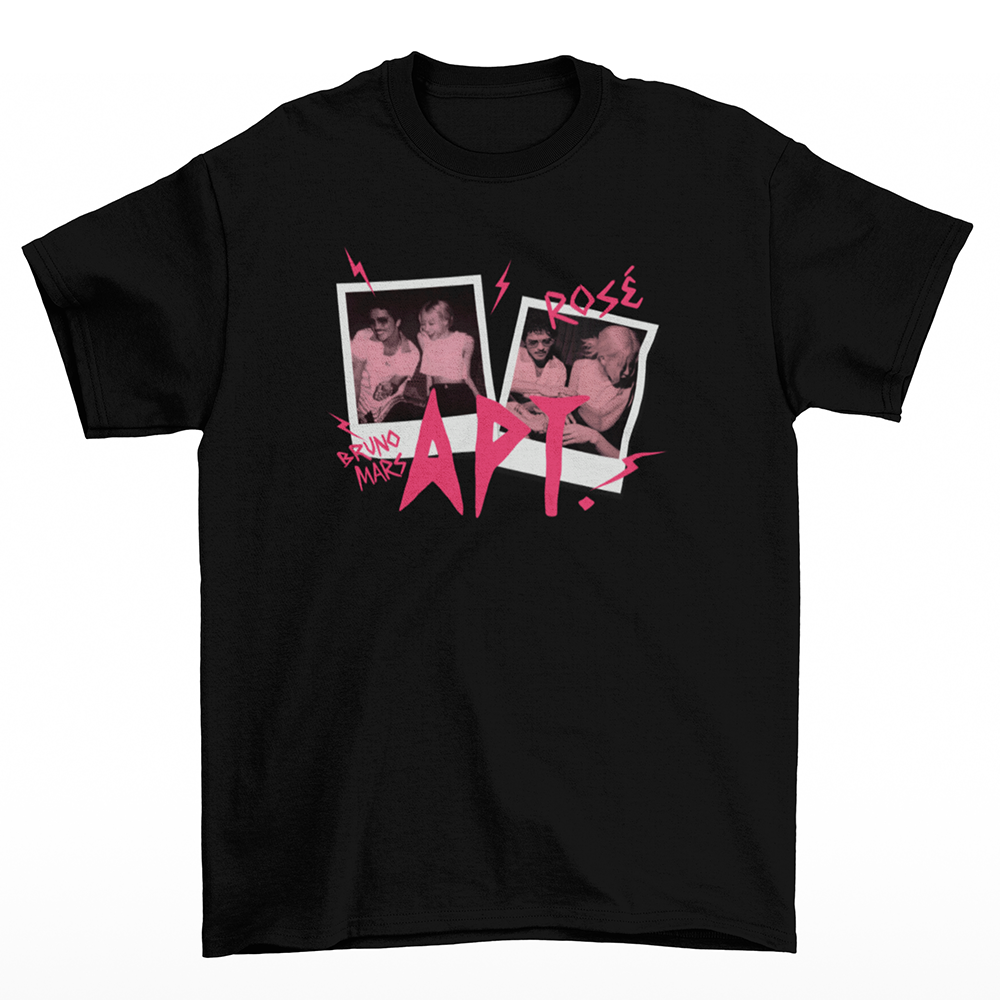 Camiseta Básica Rosé Feat Bruno Mars New Music APT