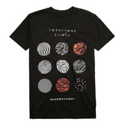 Camiseta Básica Twenty One Pilots Blurryface