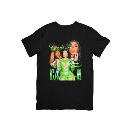 Camiseta Básica Cardi B Boclak Yellow