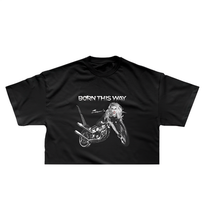 Camiseta Cropped Lady Gaga Born This Way