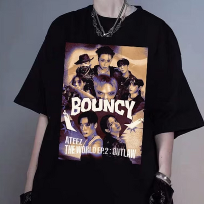 Camiseta Básica Ateez Bouncy