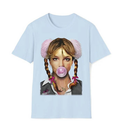 Camiseta Básica Britney Spears Bubble