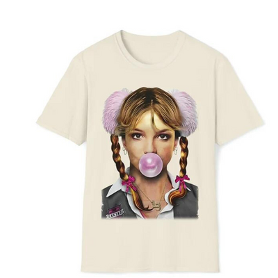 Camiseta Básica Britney Spears Bubble