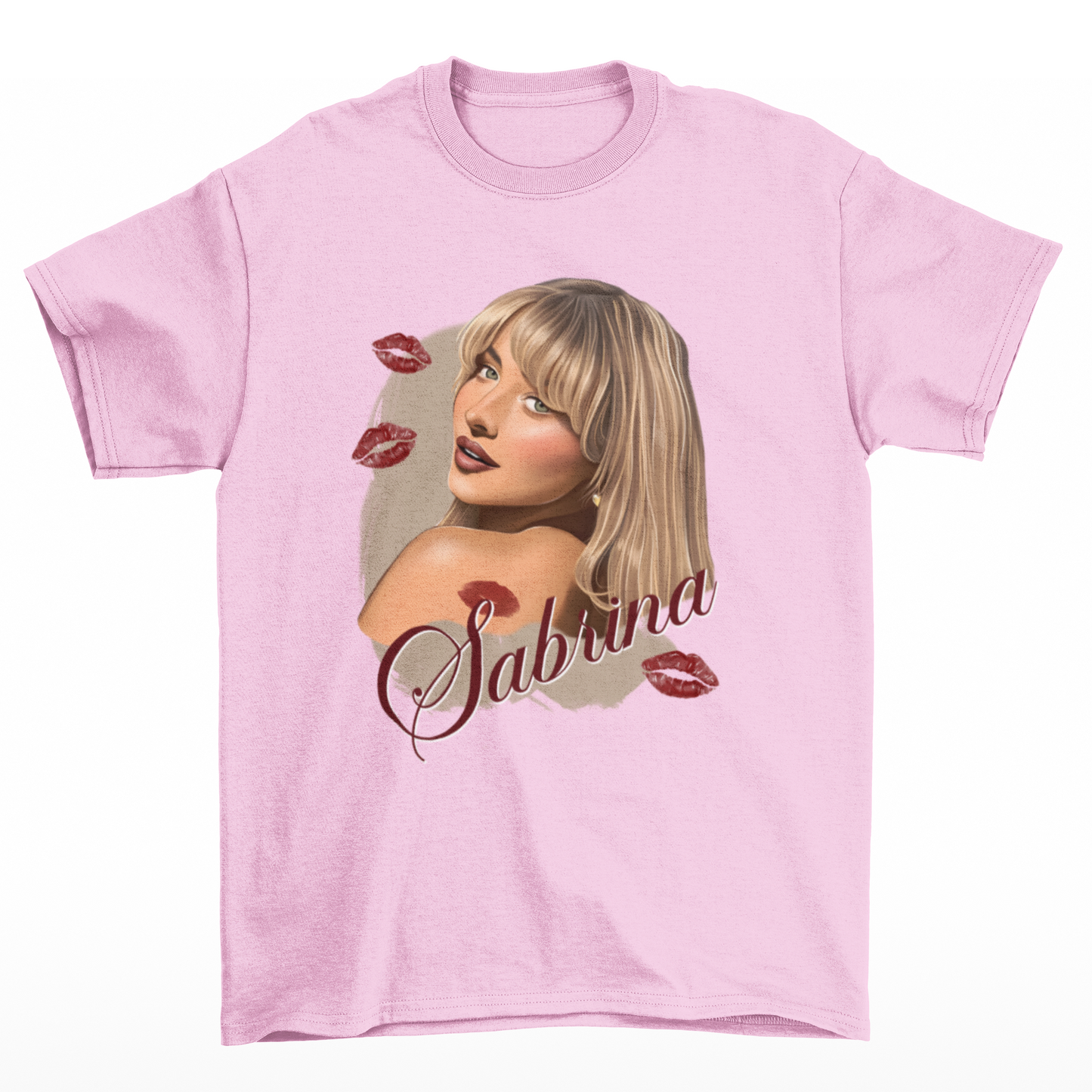 Camiseta Básica Sabrina Carpenter Illustrated