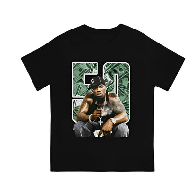 Camiseta Básica 50 Cent Ca$h