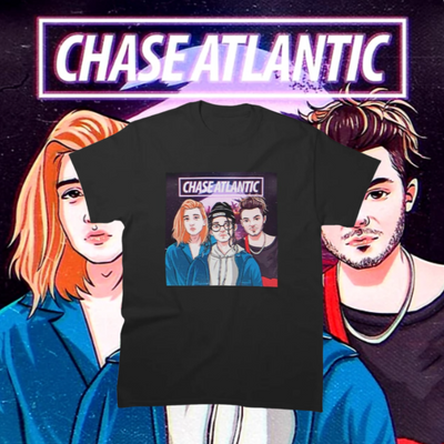 Camiseta Básica Chase Atlantic Illustrated