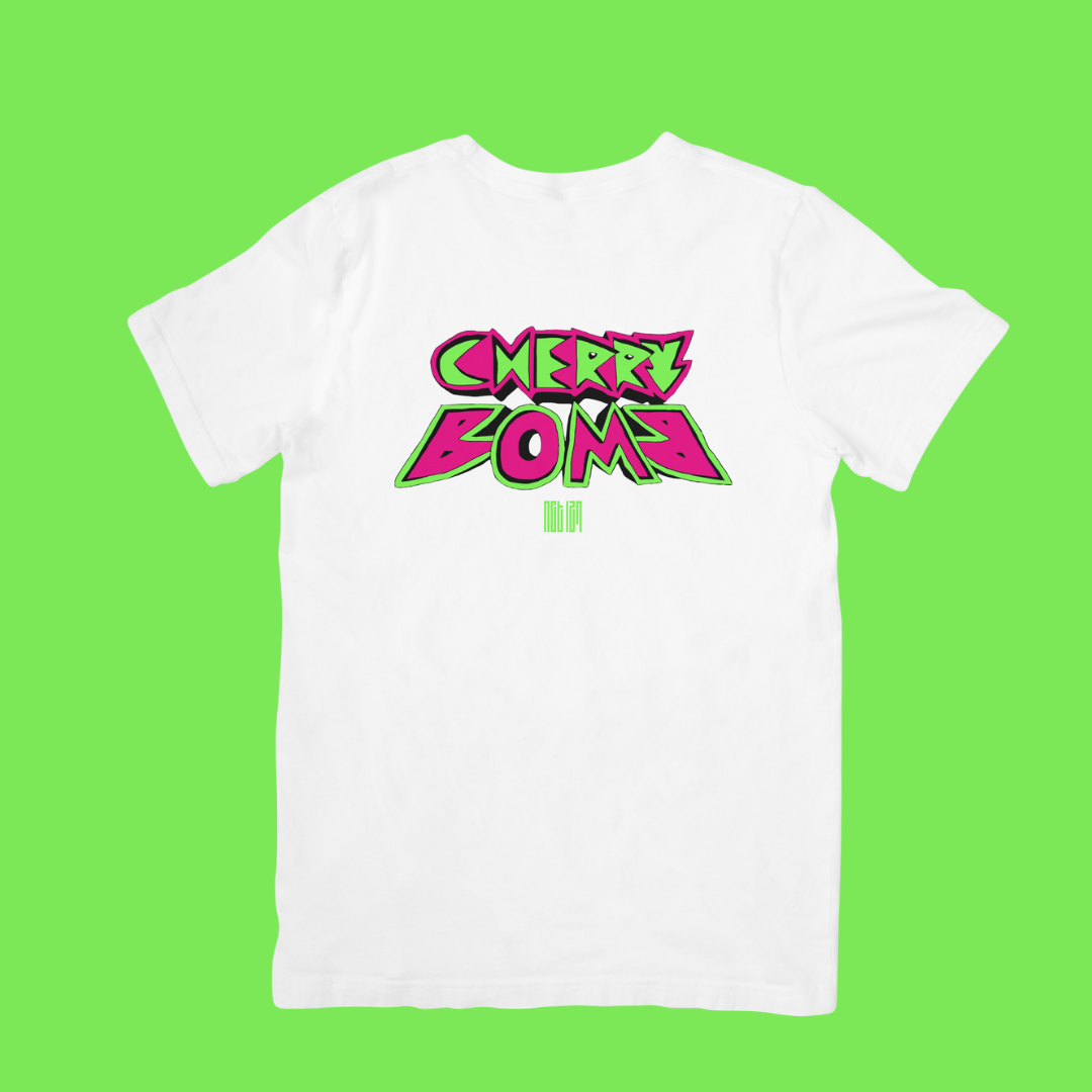 Camiseta Básica NCT 127 Cherry Bomb - Branco