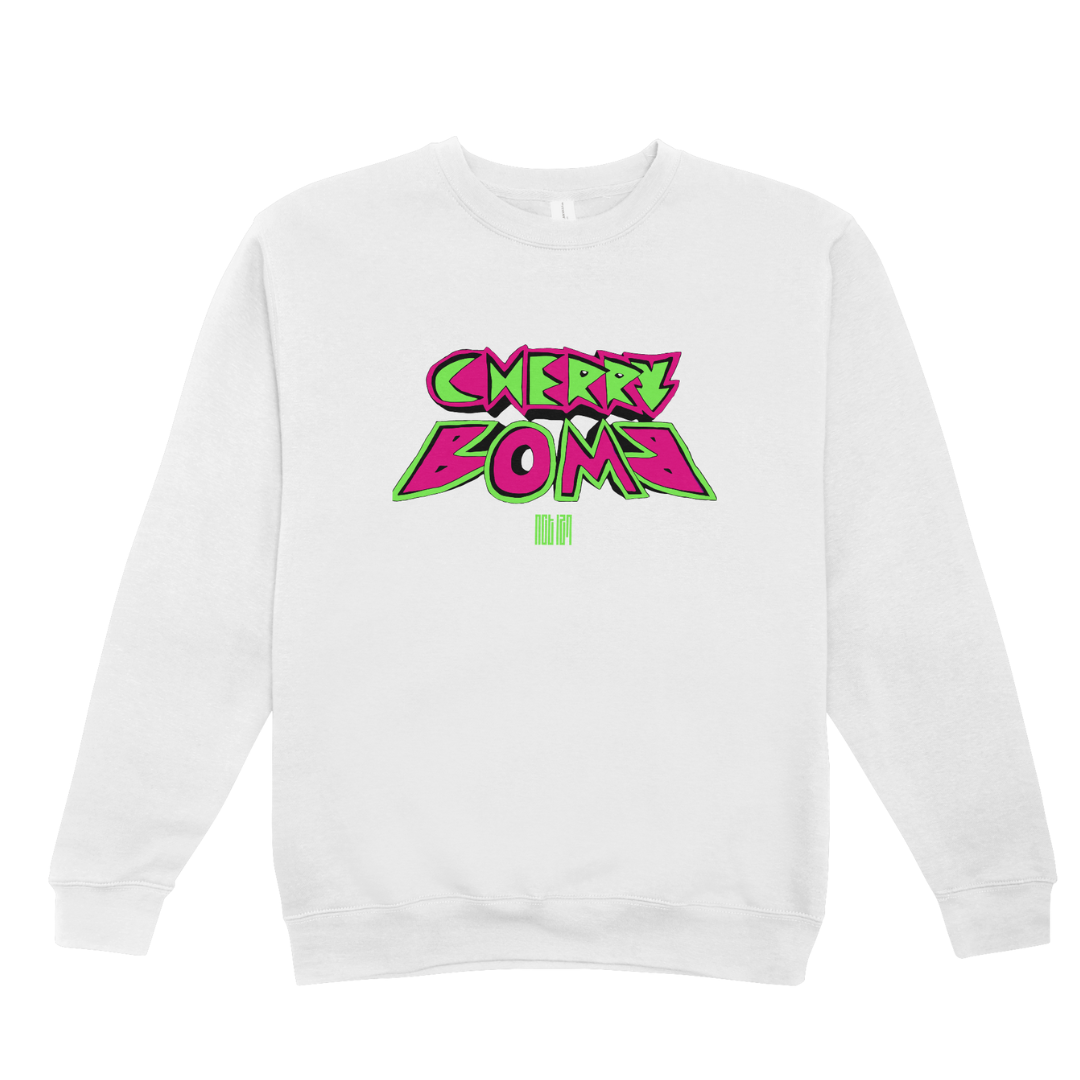 Moletom Gola Redonda NCT 127 Cherry Bomb - Branco