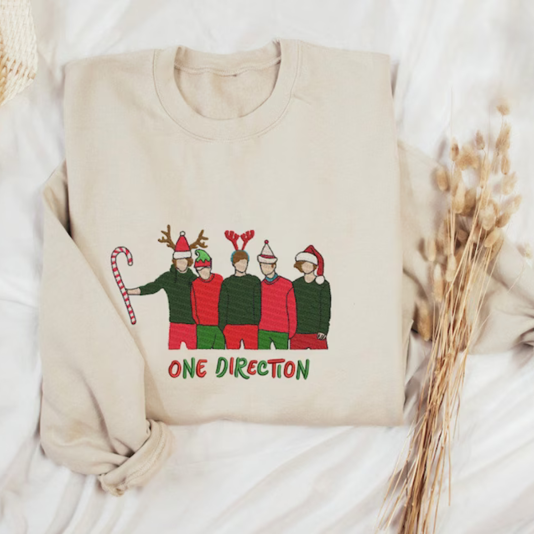 Moletom Gola Redonda One Direction Christmas