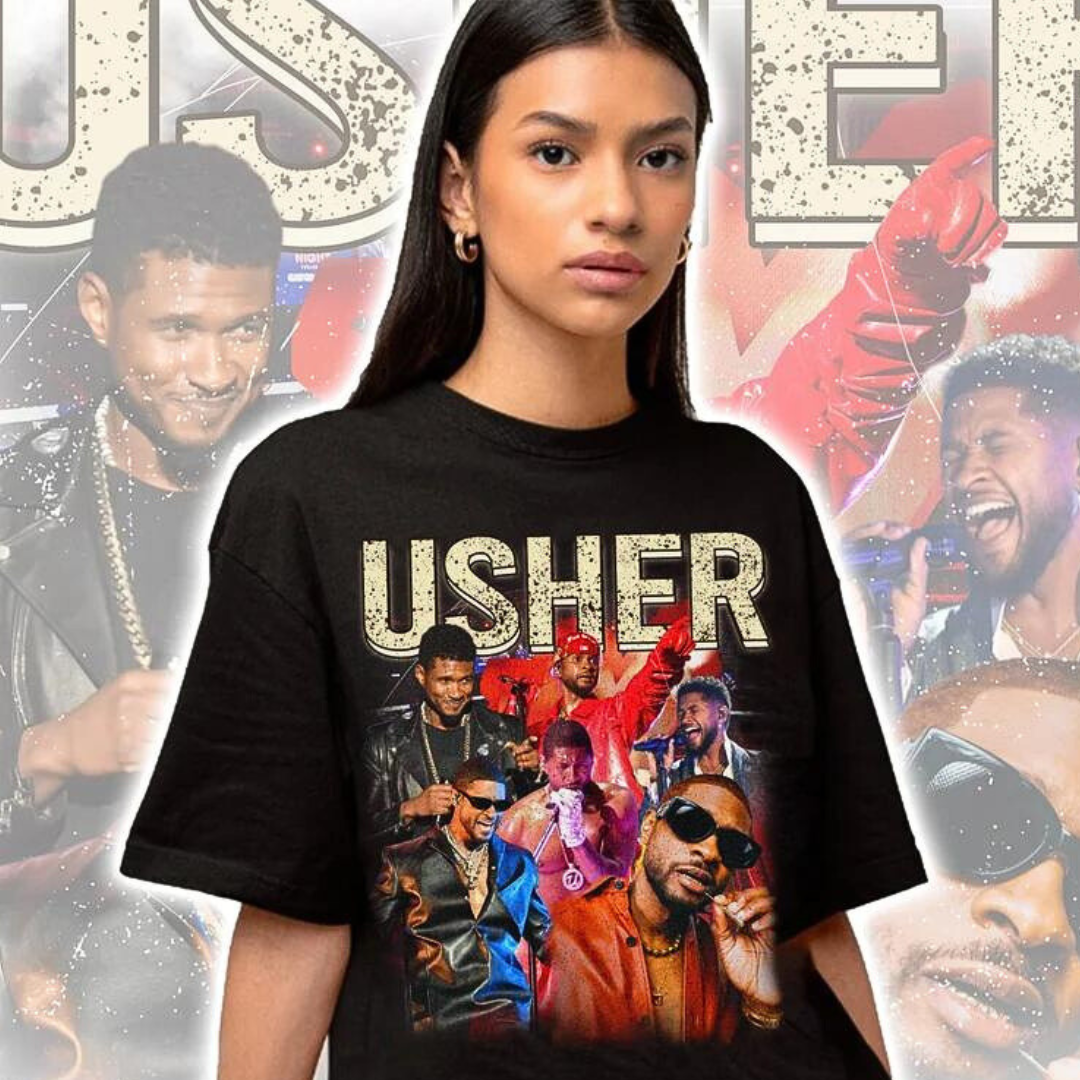 Camiseta Básica Usher Collab – Saoko