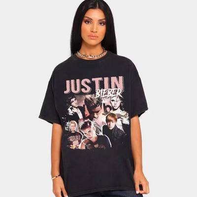 Camiseta Básica Justin Bieber Collab