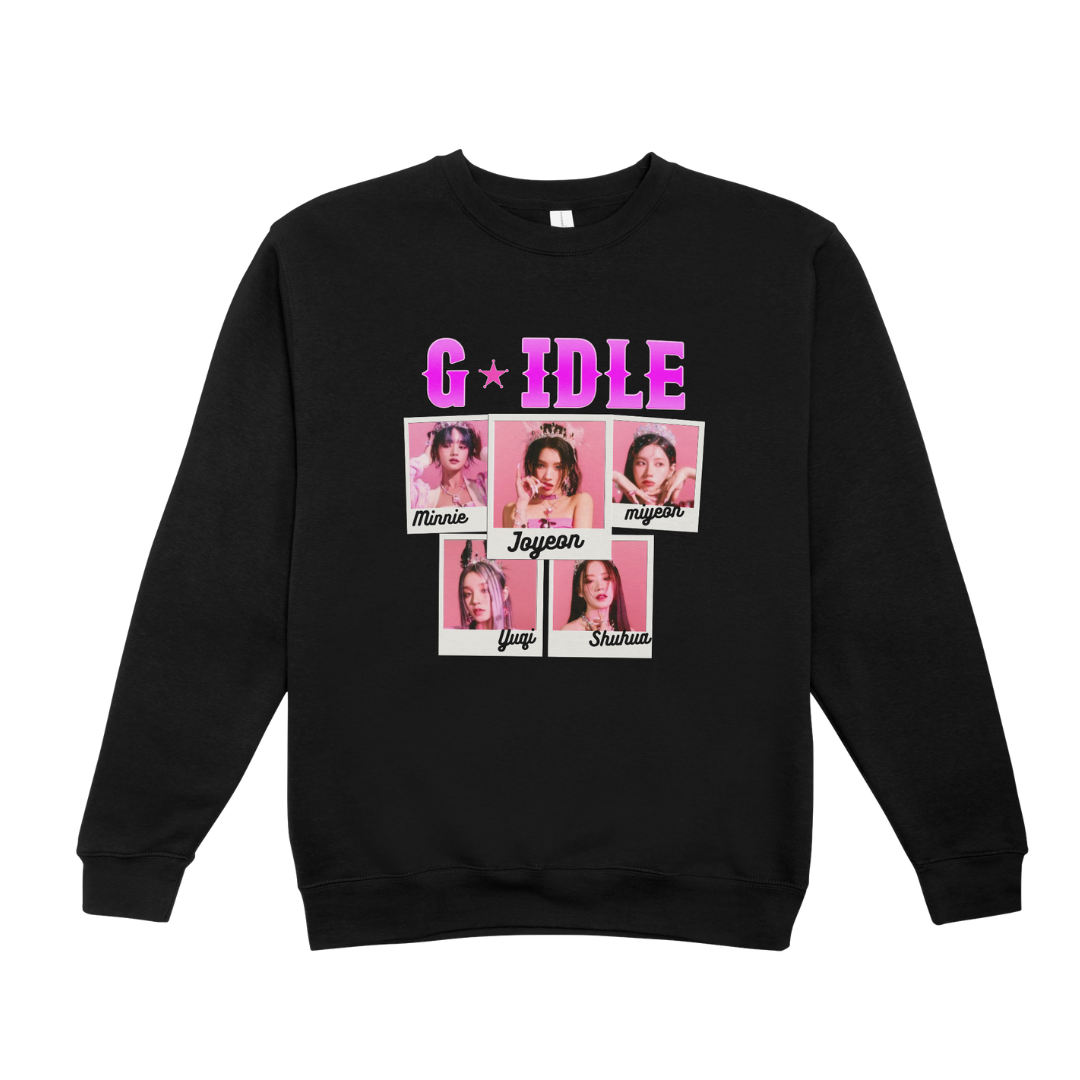 Moletom Gola Redonda (G)i-dle Collage