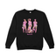 Moletom Gola Redonda Cardi B Collage Preto