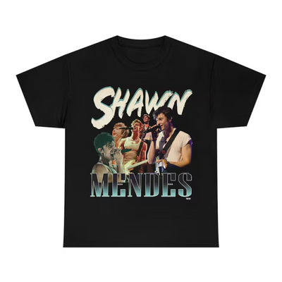 Camiseta Básica Shawn Mendes Collage