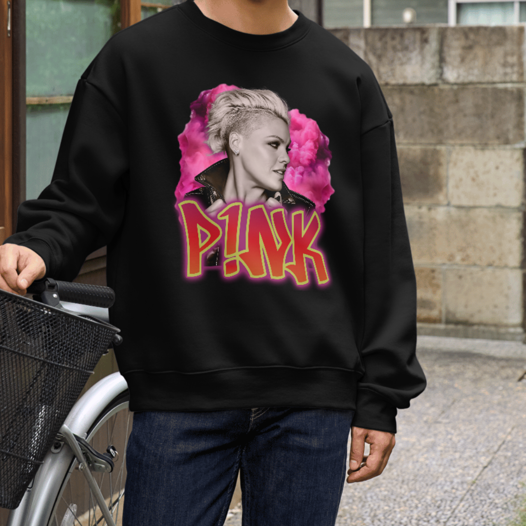 Moletom Gola Redonda P!nk Colours