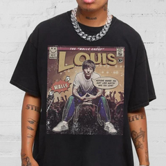 Camiseta Básica Louis Tomlinson Comic 90's