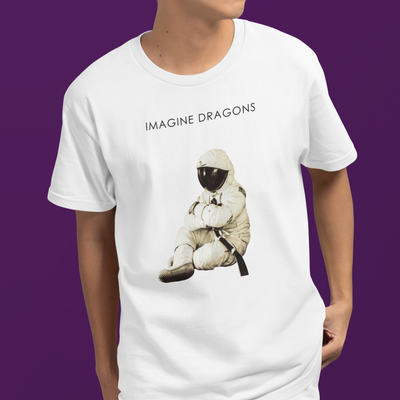 Camiseta Básica Imagine Dragons Moon Man