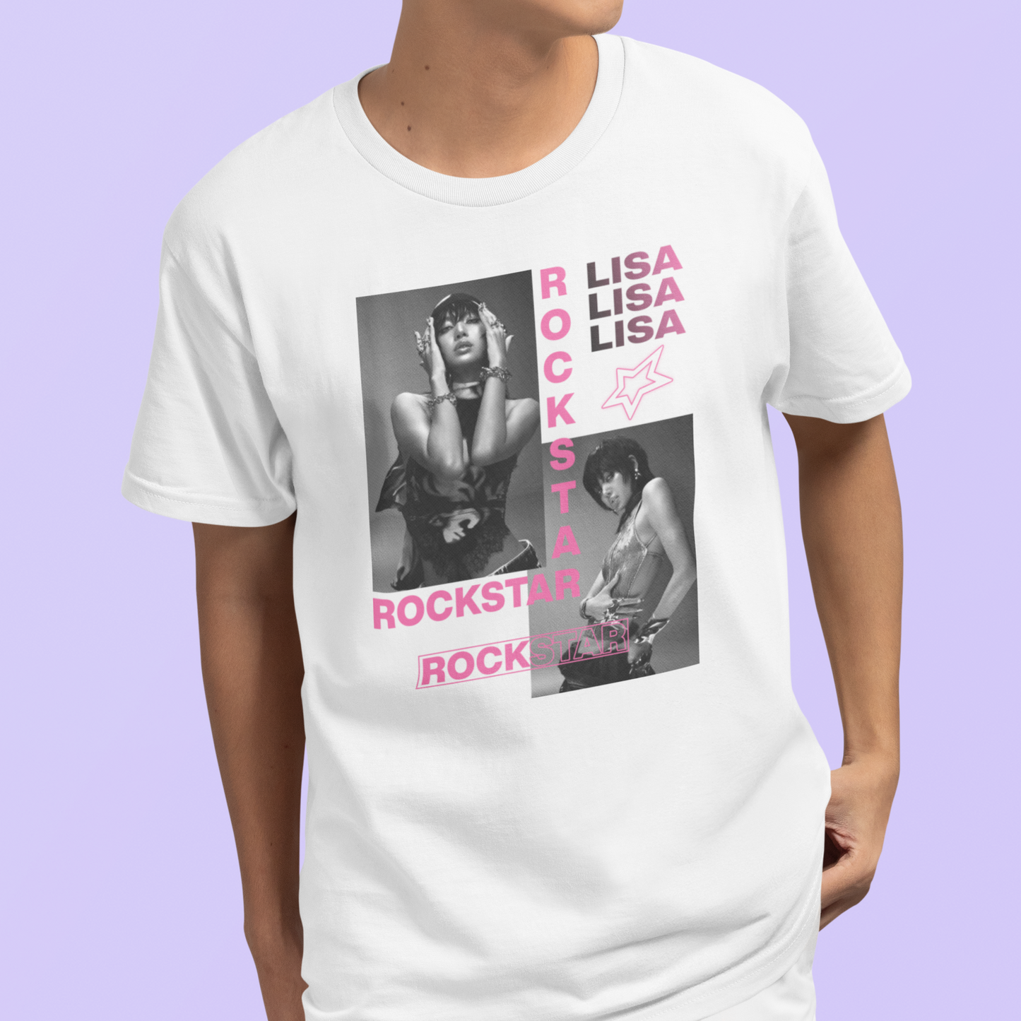 Camiseta Básica Lisa Pink