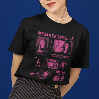 Camiseta Básica Katseye Megan Graphic