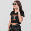 Camiseta Cropped Lady Gaga Mayhem Paws Up Redentor