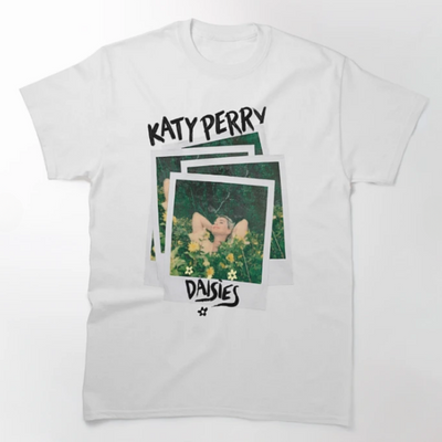 Camiseta Básica Katy Perry Daisies