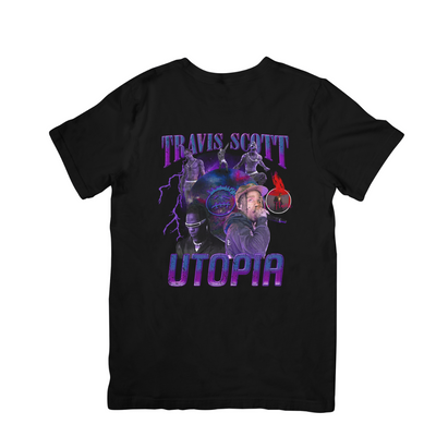 Camiseta Básica Travis Scott Utopia